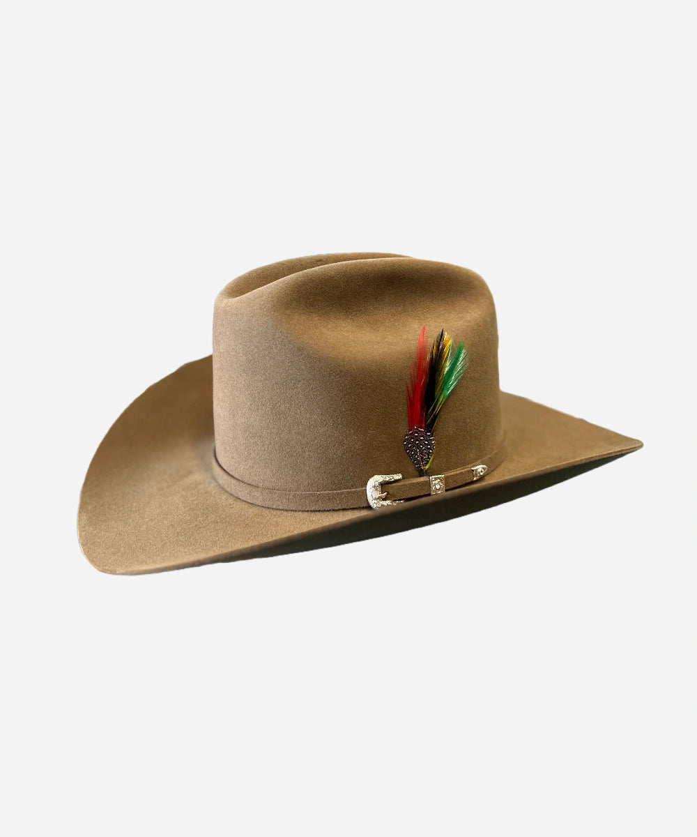 Rancher Style Pecan Felt Hat | Luxebrims