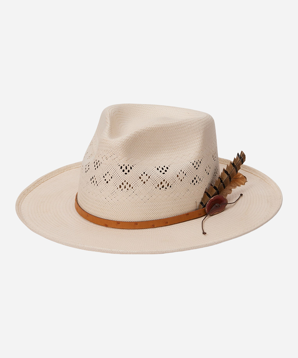 Andromeda Vented Straw Fedora