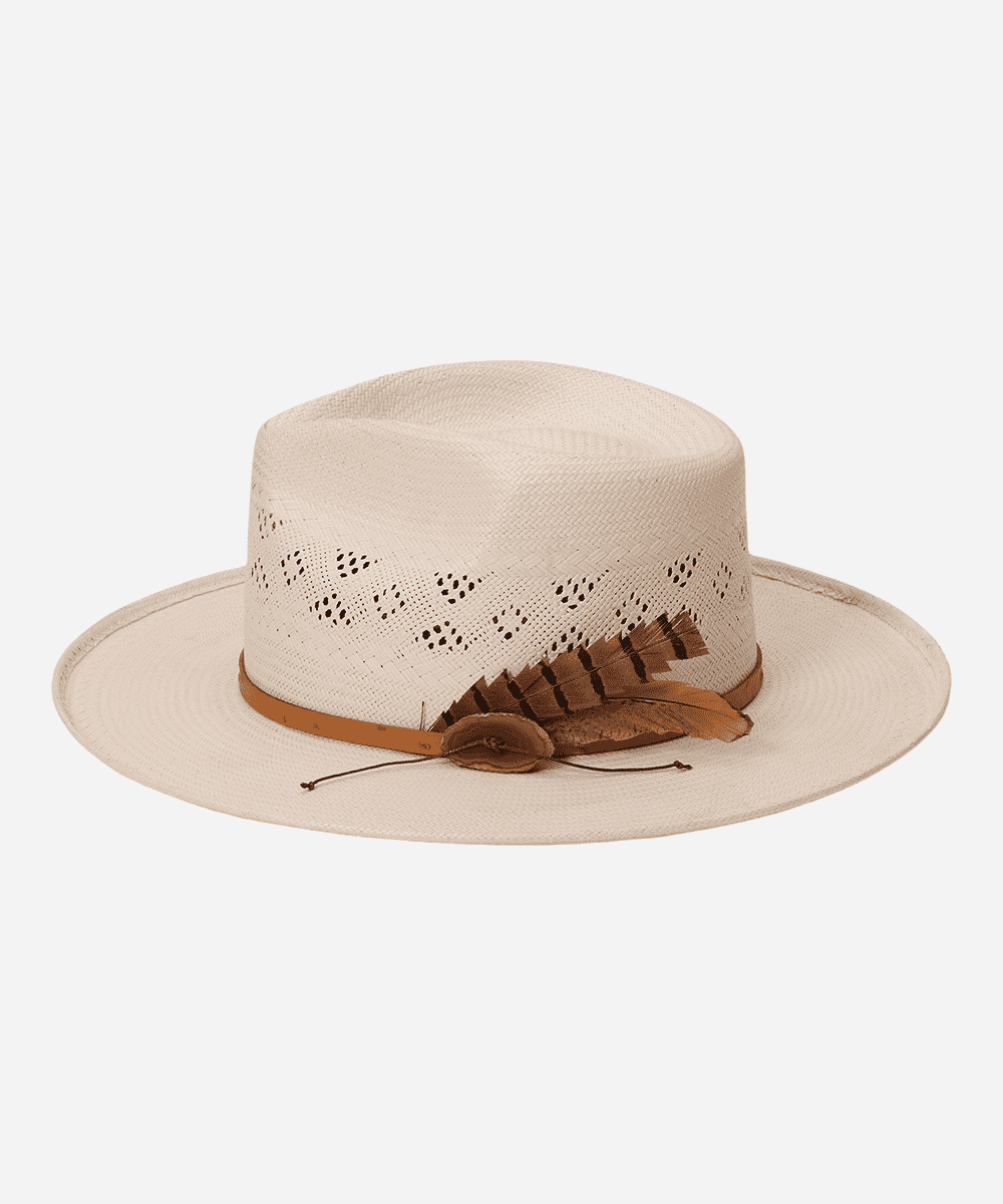 Andromeda belüfteter Stroh-Fedora
