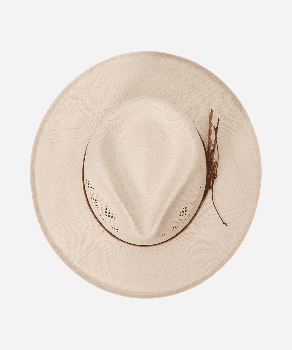 Andromeda belüfteter Stroh-Fedora
