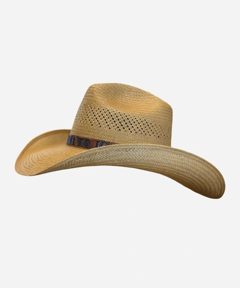 Calhoun Palm Leaf Straw Cowboy Hat