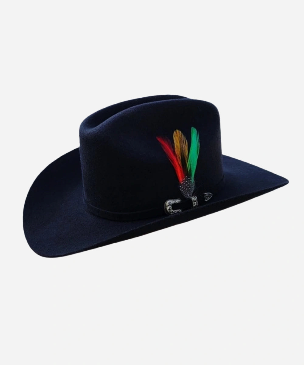 El Amo Black Fur Felt Hat