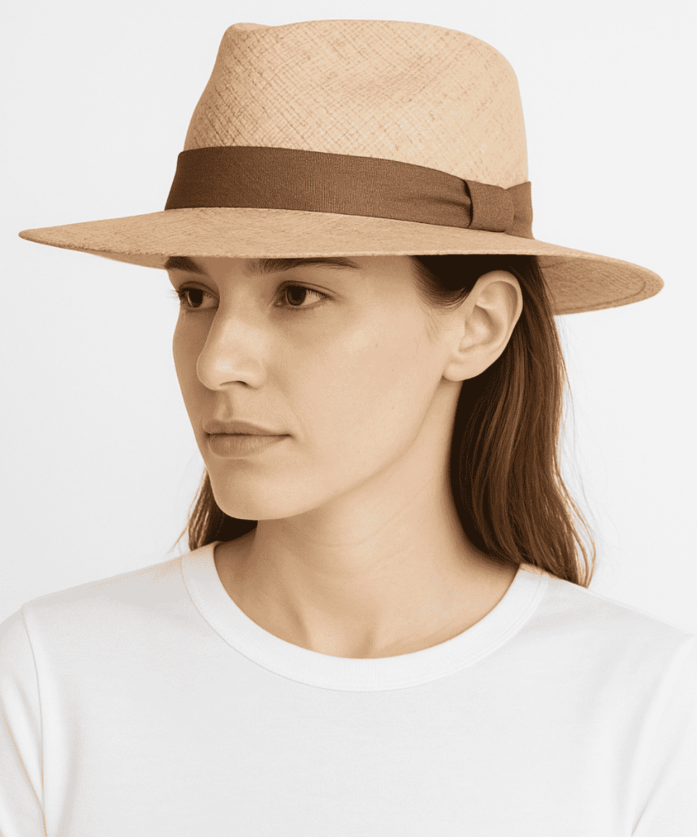 Bao Straw Teardrop Fedora