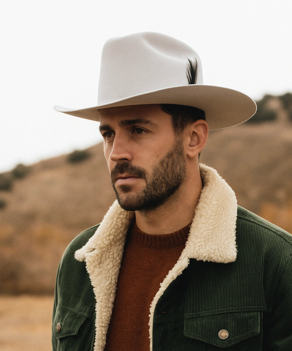 Sinaloa Cowboy Felt Hat - Silver Grey