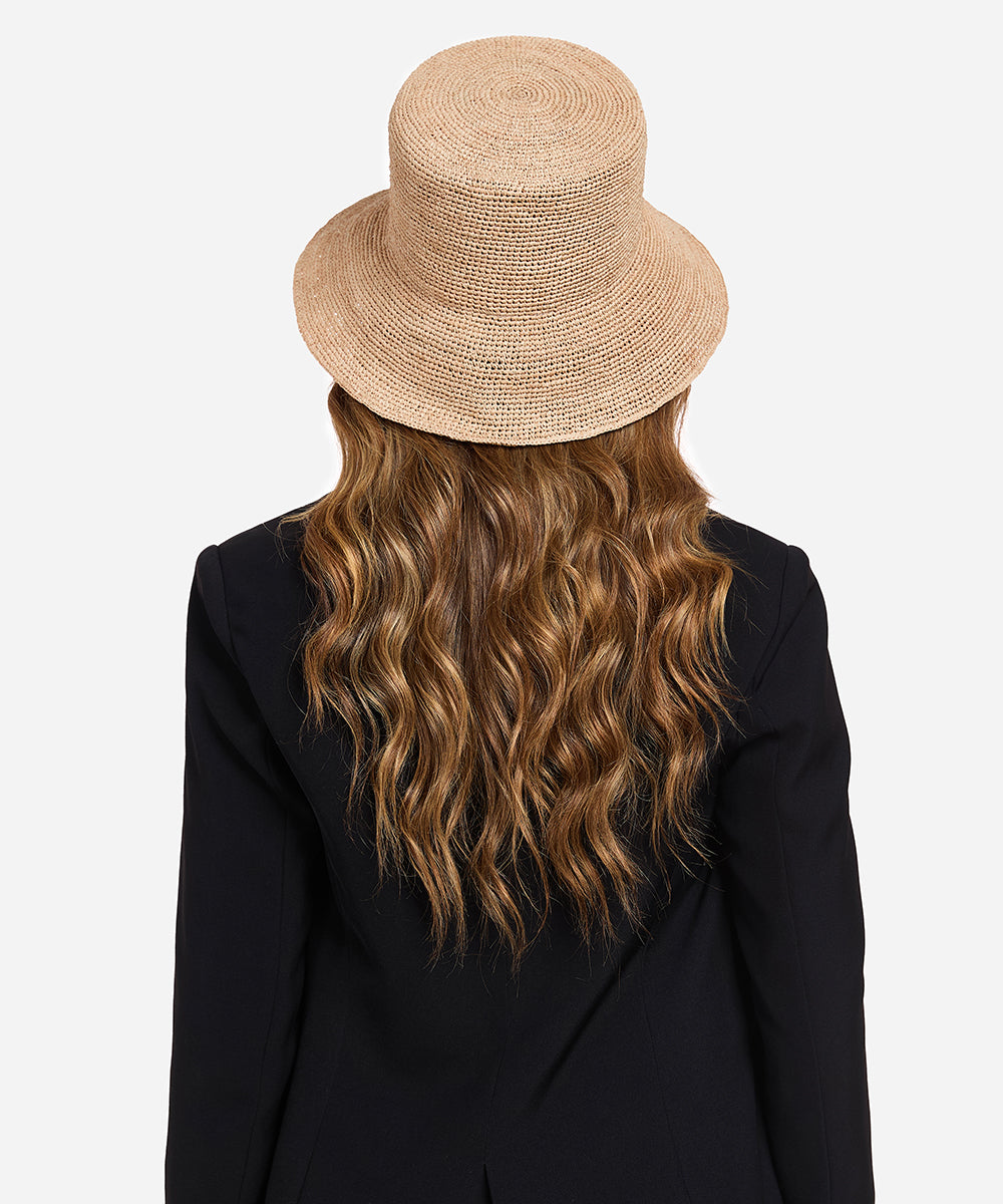 Retro Packable Straw Bucket Sun Hat