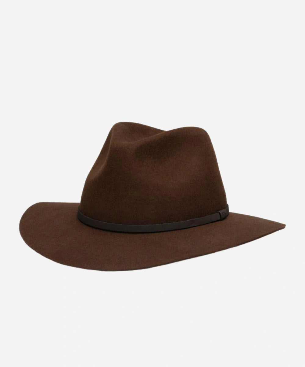 Anderson Brown | Packable Wide Brim Fedora Hat
