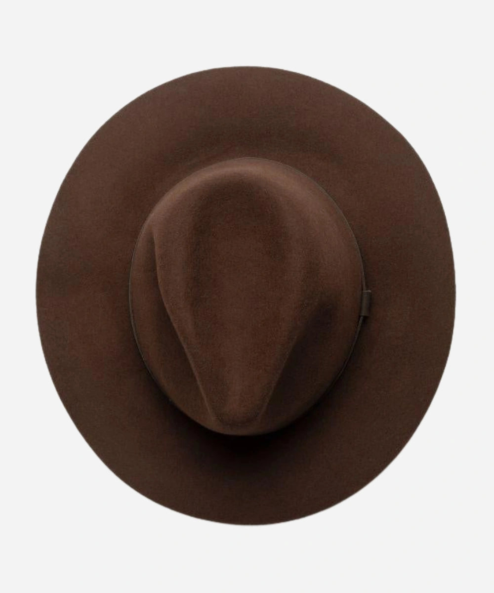 Anderson Brown | Packable Wide Brim Fedora Hat