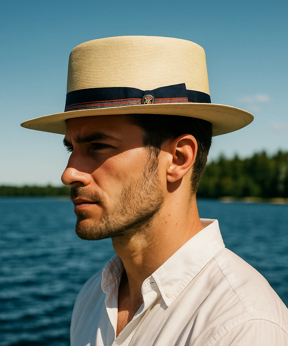 1930s Optimo Vintage Straw Panama Hat