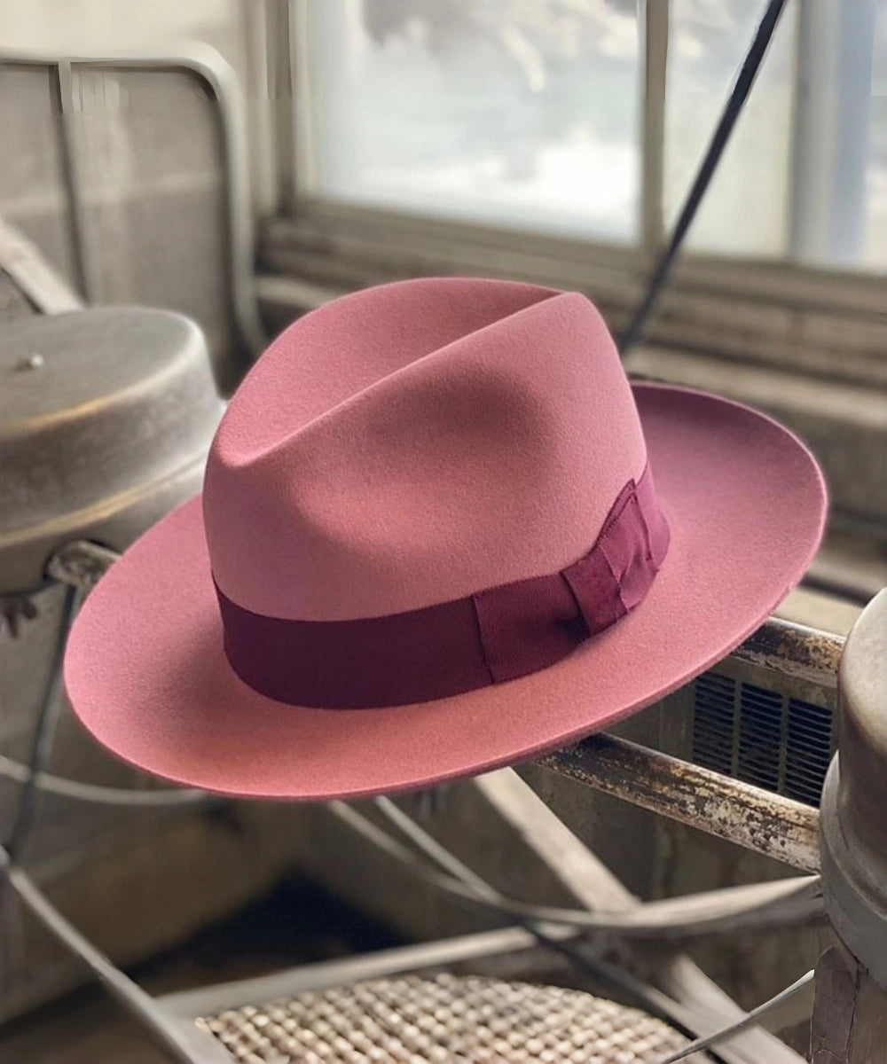 Fox Fedora - Antique Rose