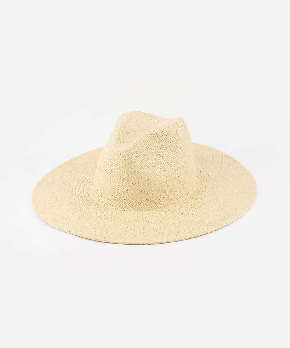 Faye Wide Fedora Straw Hat