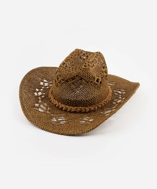 Remy Vented Straw Cowboy Hat