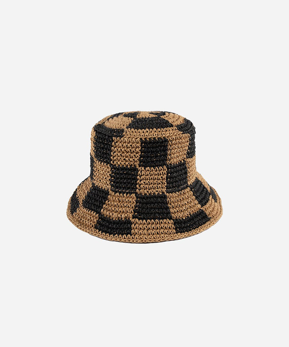 Packable Straw Bucket Hat