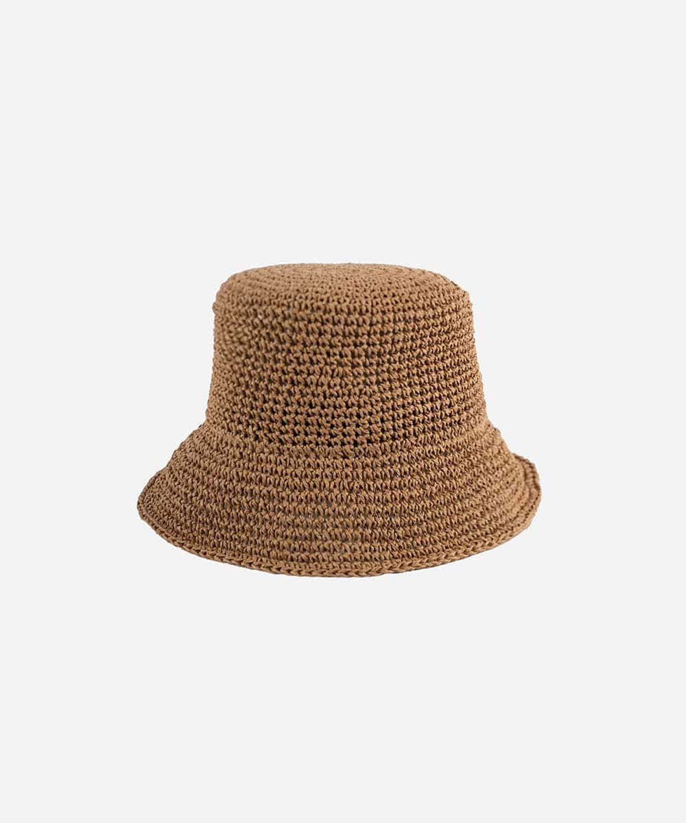 Packable Straw Bucket Hat