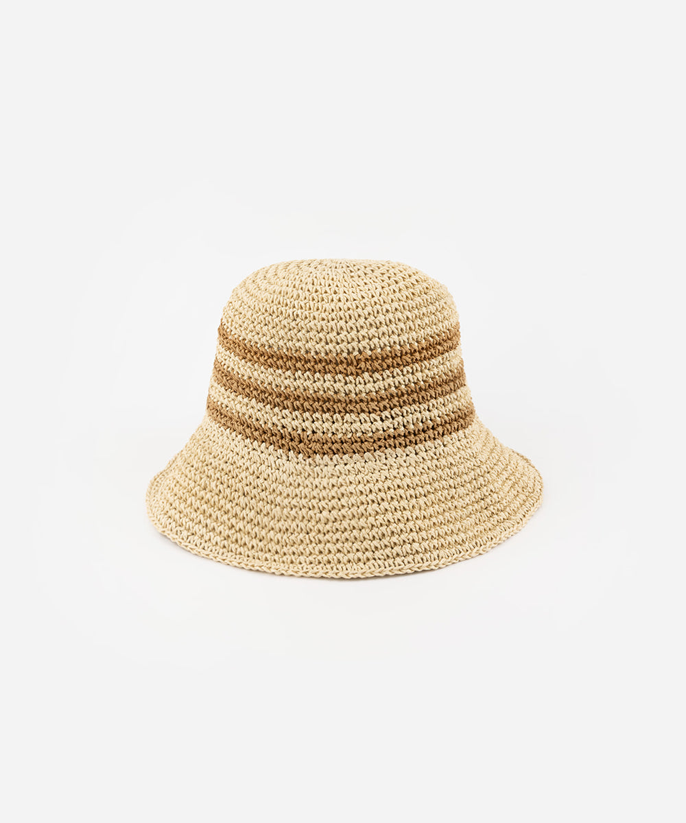 Packable Straw Bucket Hat