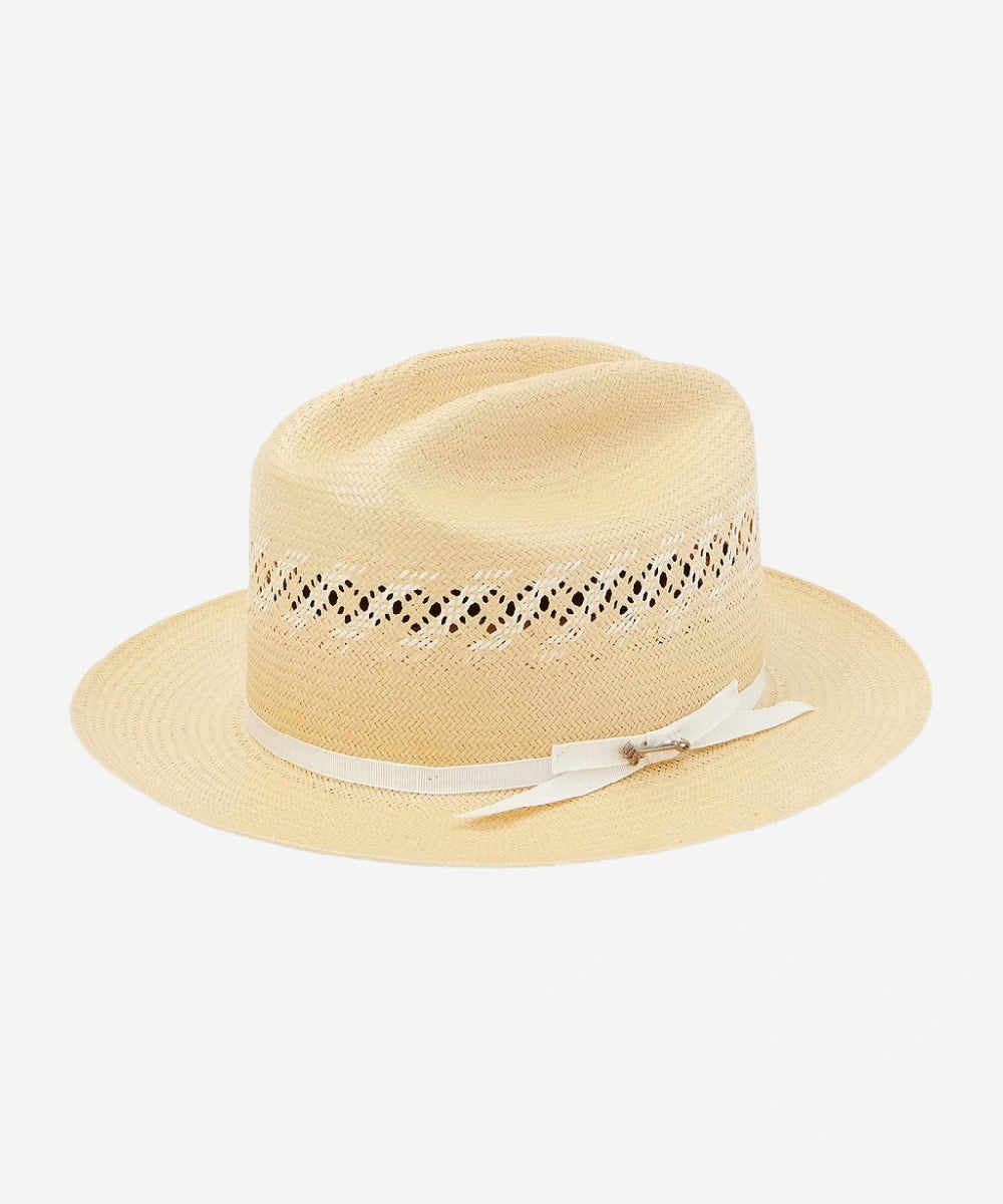 Men's Straw Fedora Hat