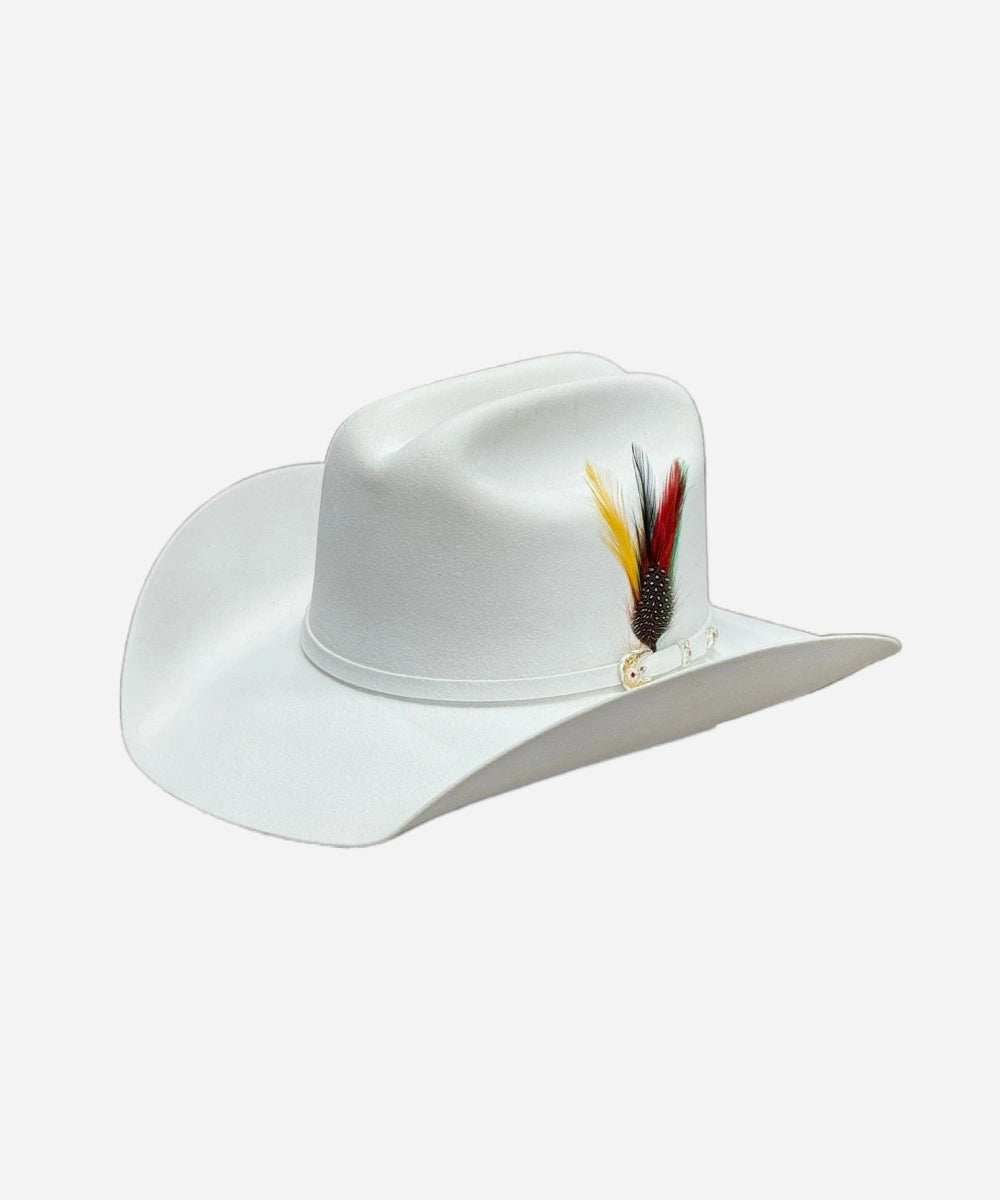 Real White Blanco Cowboy Hat
