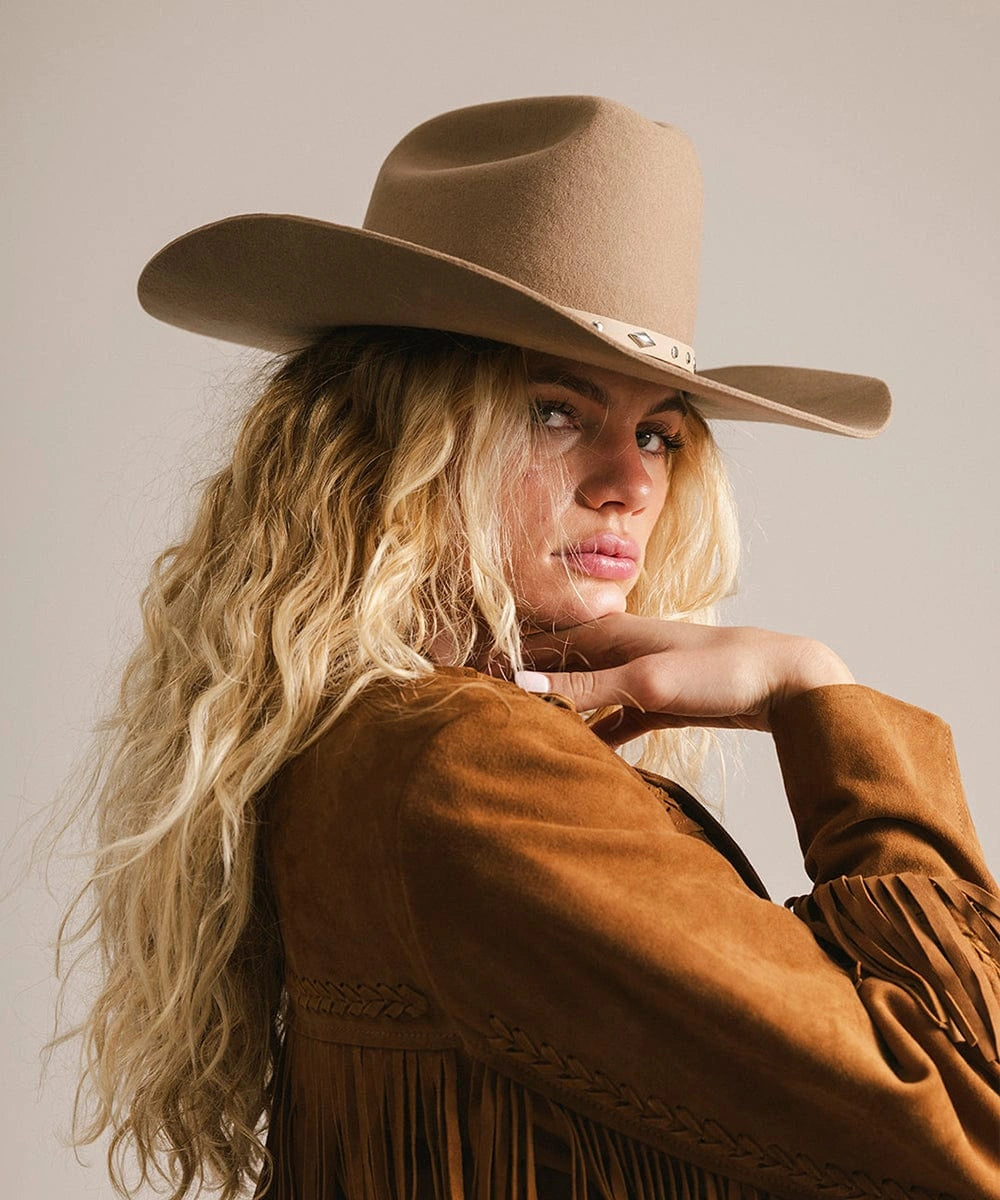 Teddy Cattleman Cowboy Hat - Women's Australian Wool | Festival Style