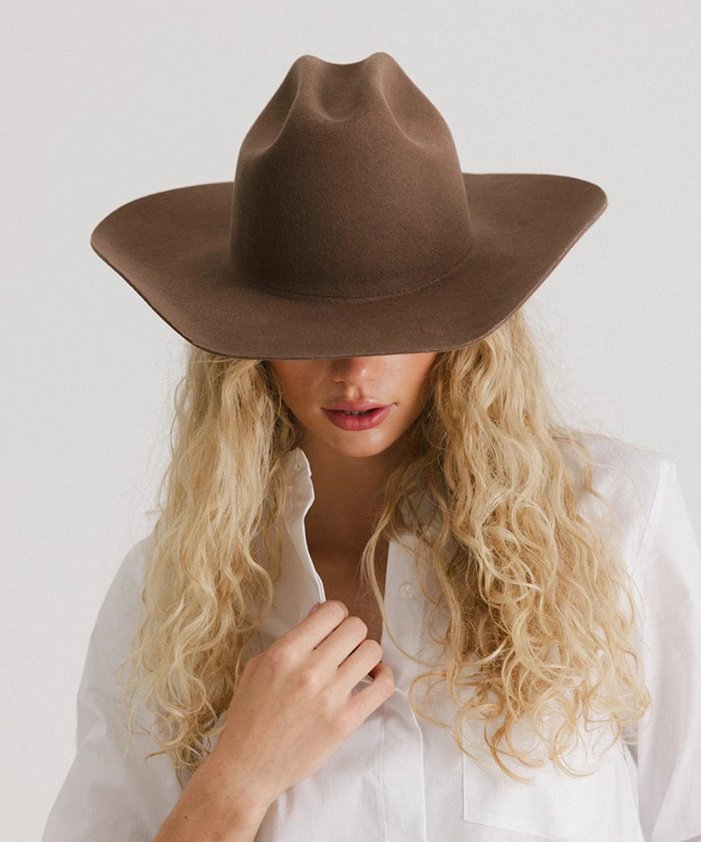 Teddy Cattleman Cowboy Hat - Women's Australian Wool | Festival Style