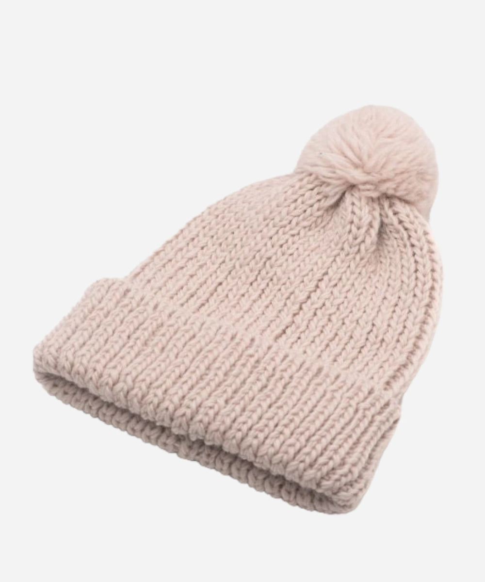 Willow Cream | Off White Beanie Chunky Knit