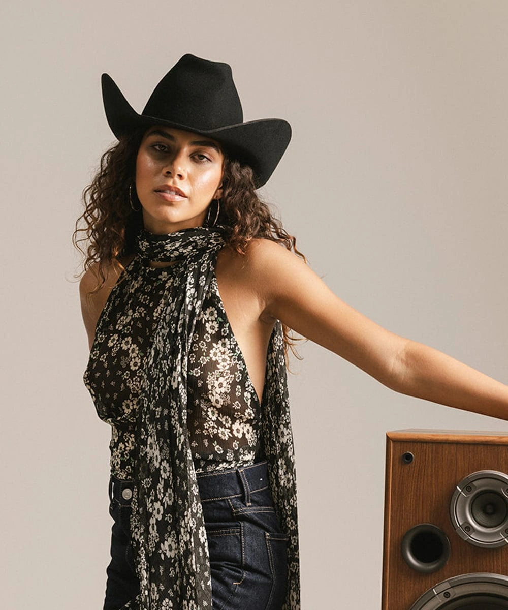 Wyatt Cowboy Hat - Women's Bold Australian Wool | Cattleman Crown