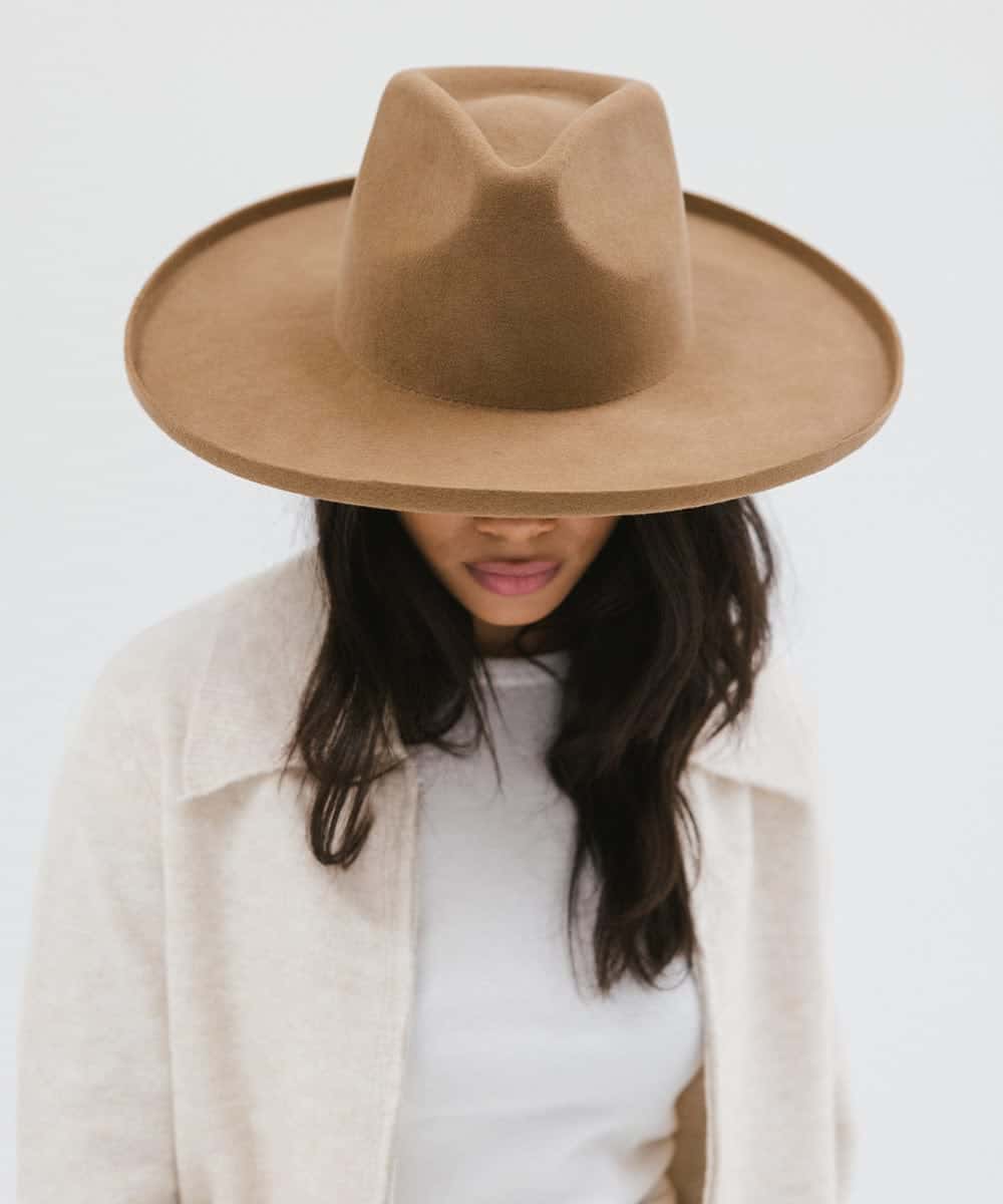 Amelia Fedora mit Bleistiftkrempe