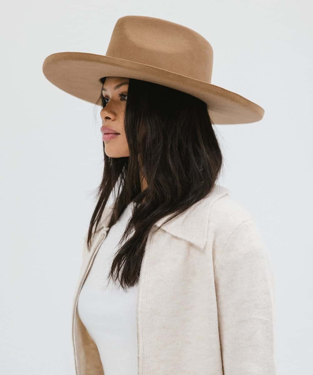 Amelia Fedora mit Bleistiftkrempe