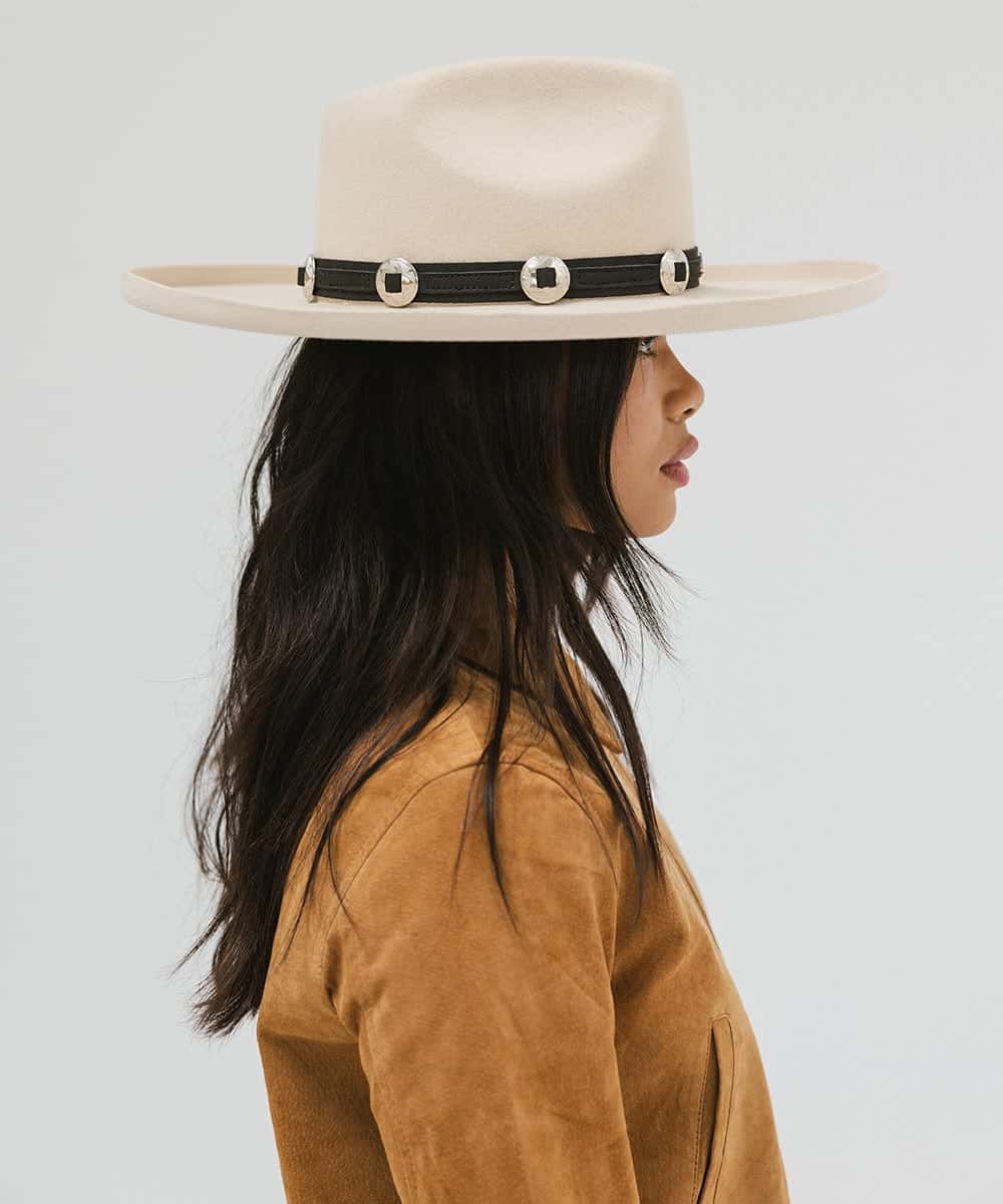 Amelia Fedora mit Bleistiftkrempe