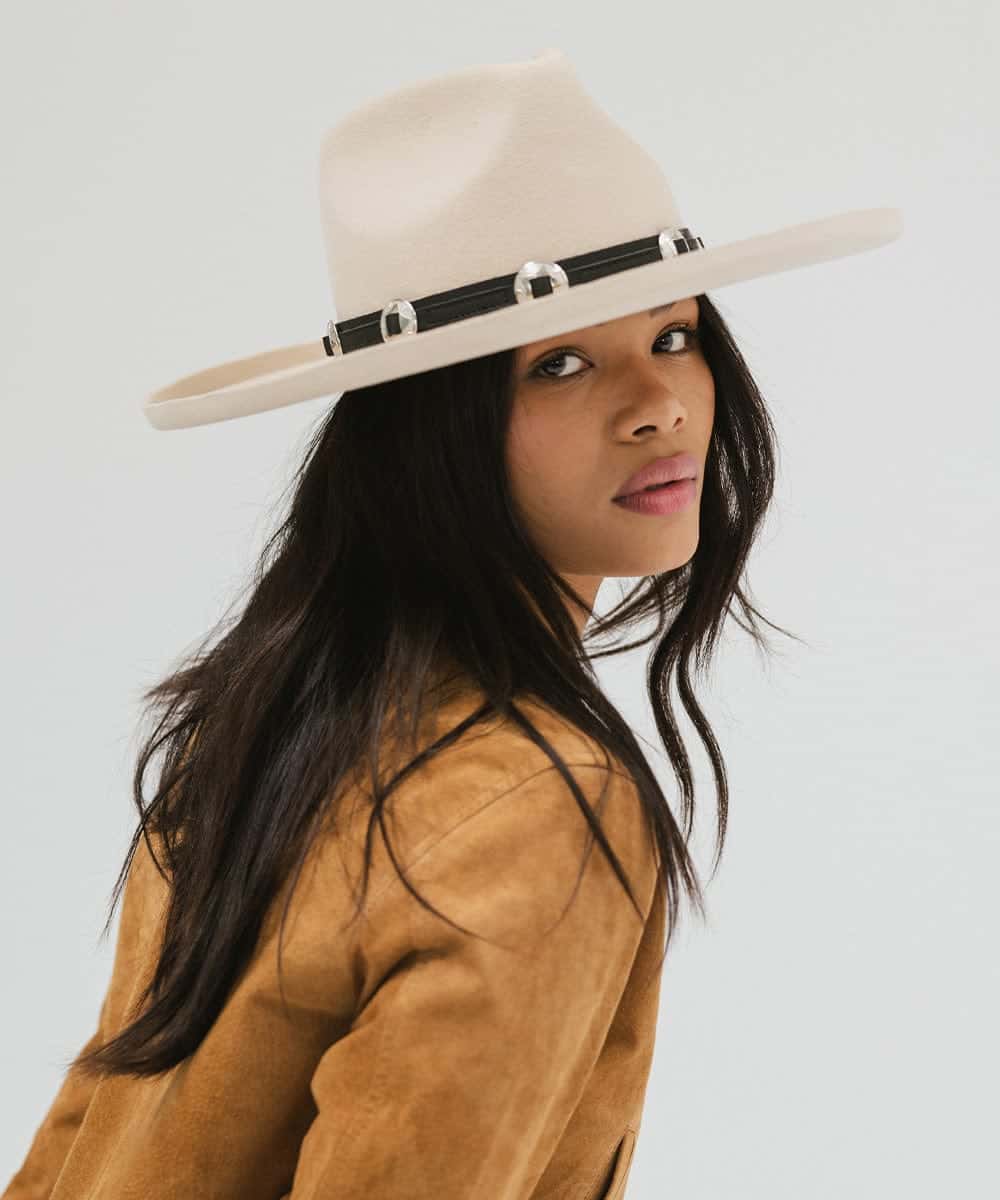 Amelia Fedora mit Bleistiftkrempe
