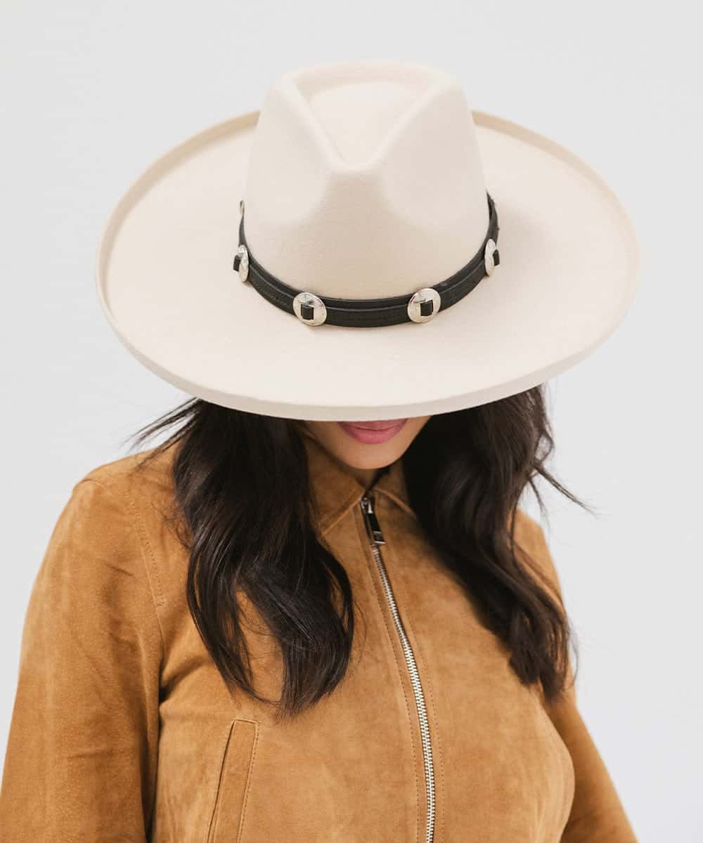Amelia Fedora mit Bleistiftkrempe