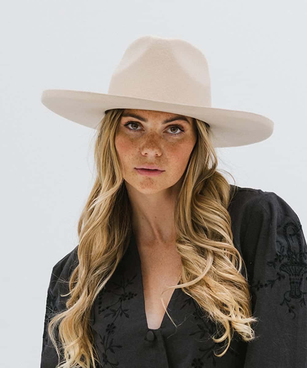 Amelia Fedora mit Bleistiftkrempe
