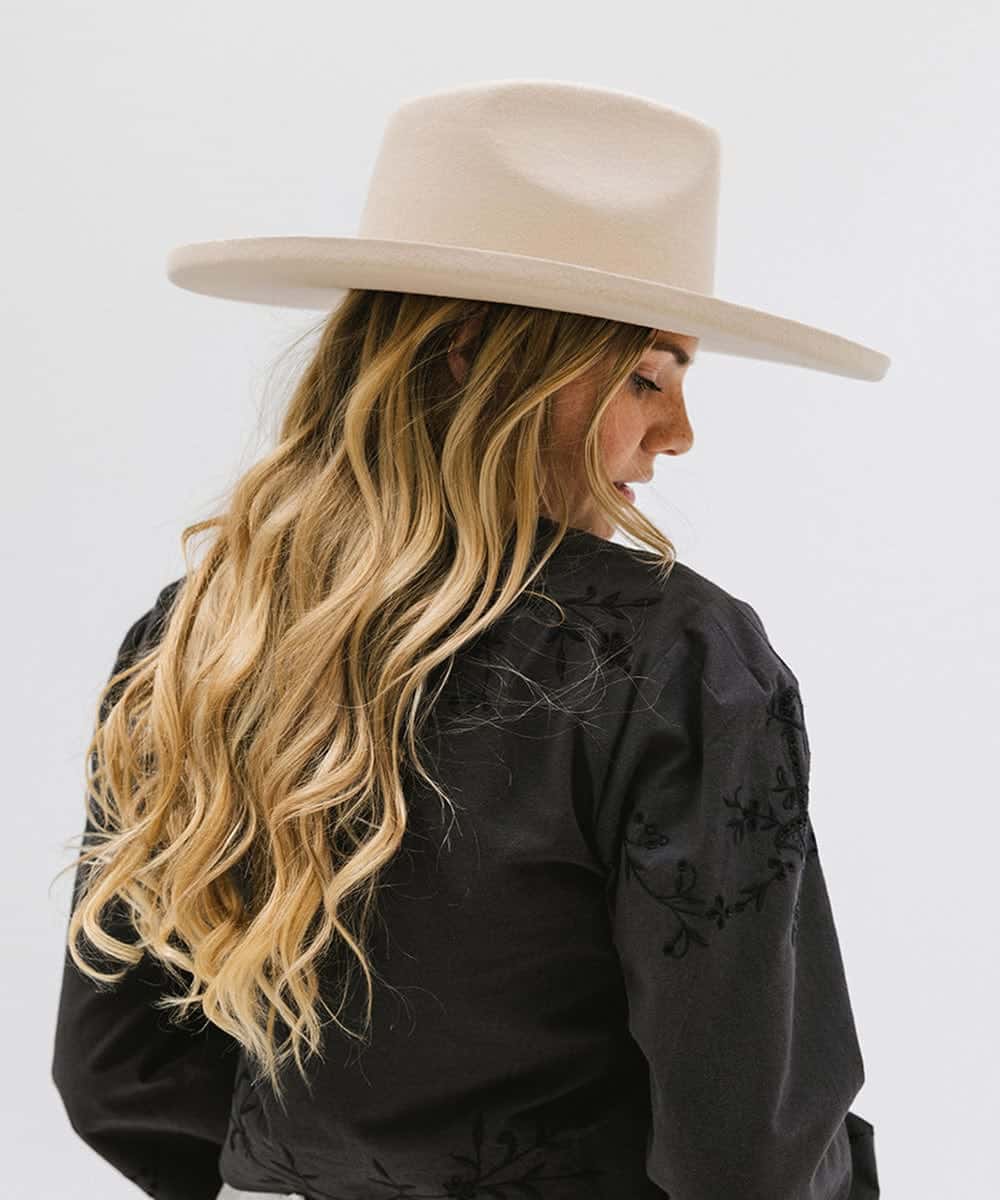 Amelia Fedora mit Bleistiftkrempe