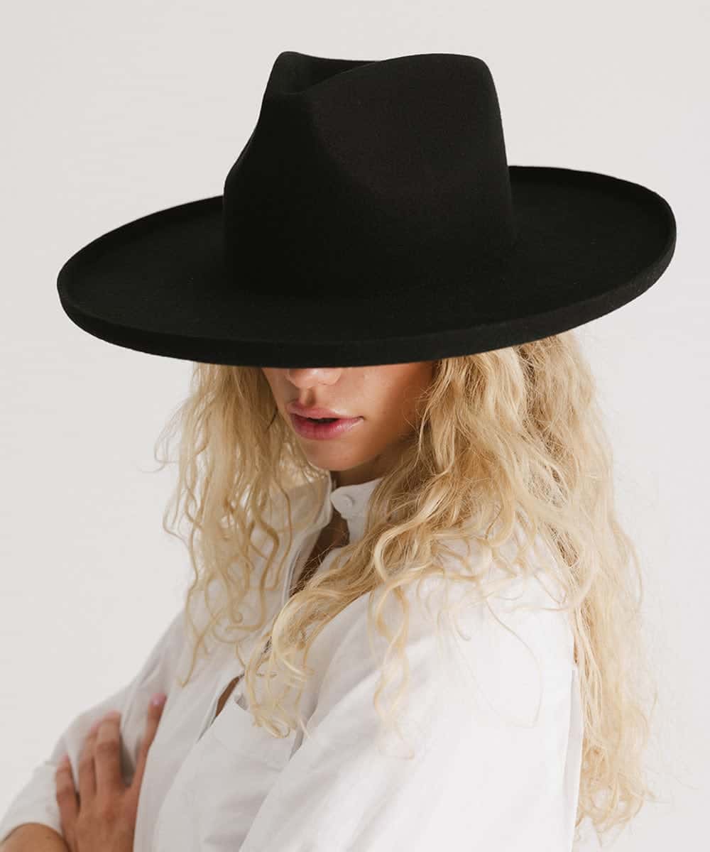 Amelia Fedora mit Bleistiftkrempe