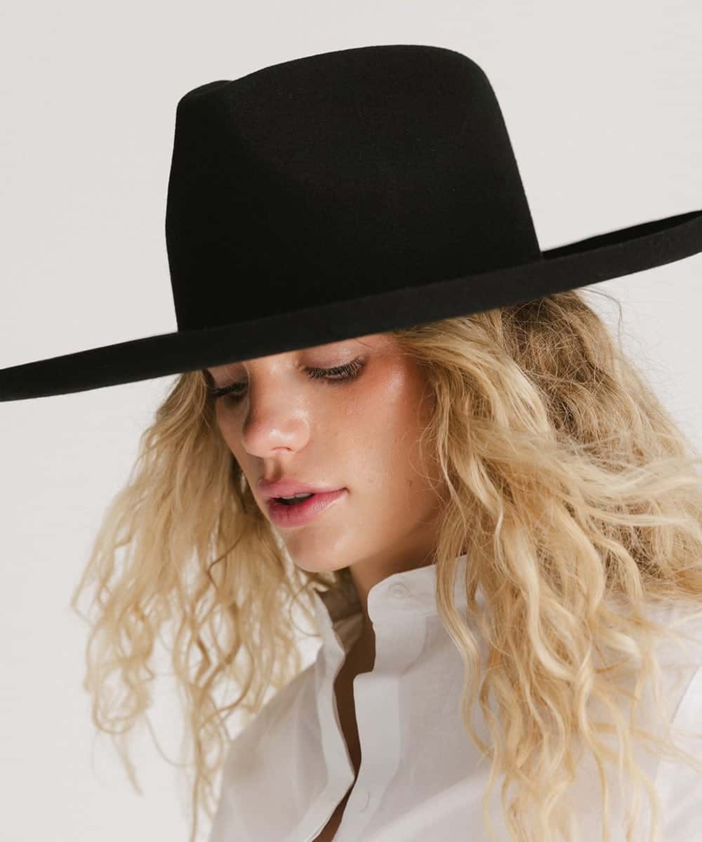 Amelia Fedora mit Bleistiftkrempe