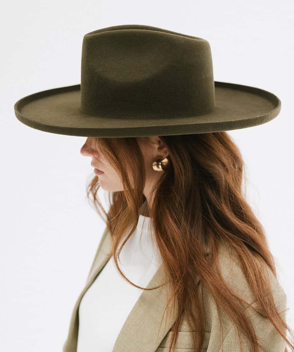 Amelia Fedora mit Bleistiftkrempe