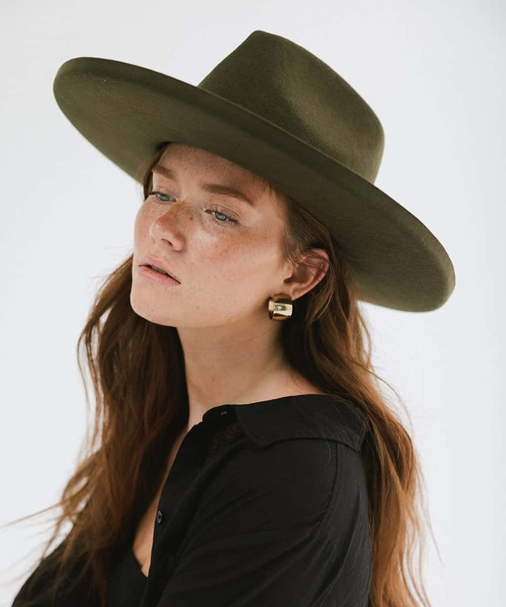 Amelia Fedora mit Bleistiftkrempe