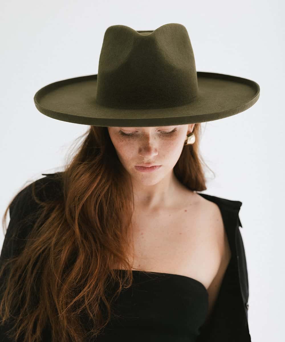 Amelia Fedora mit Bleistiftkrempe