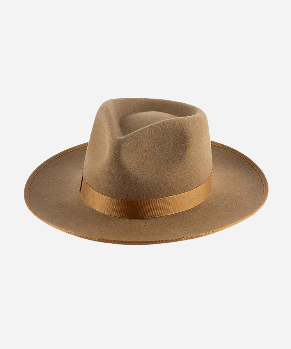 Monroe Rancher Fedora Hat - Brown