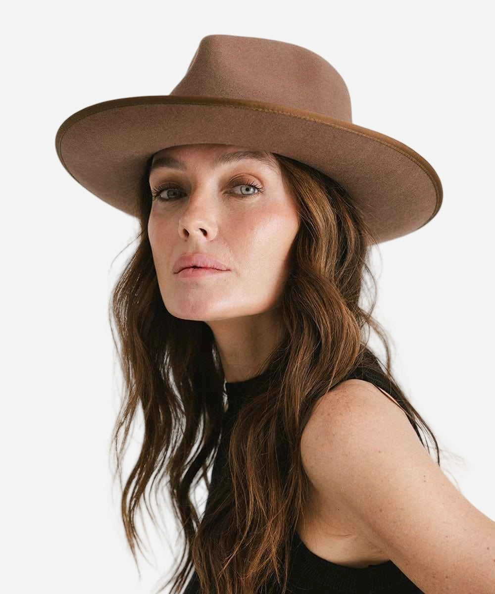 womens classic chocolate rancher hat for a warm