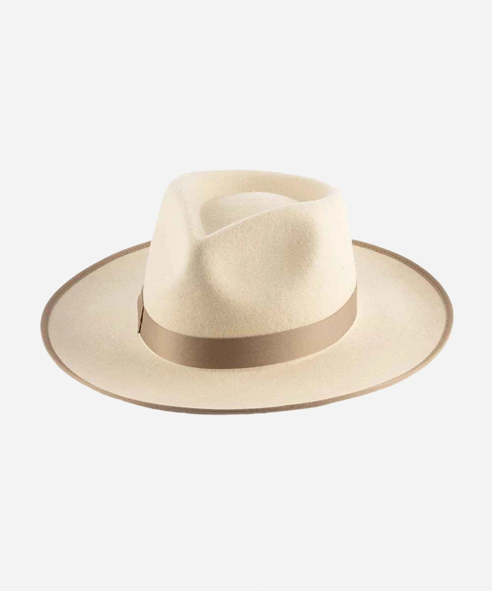  Monroe Rancher Fedora Hat - women's white felt fedora hat for fall