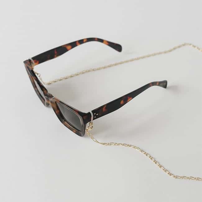 LuxeBrims Figaro Hat Chain – Gold