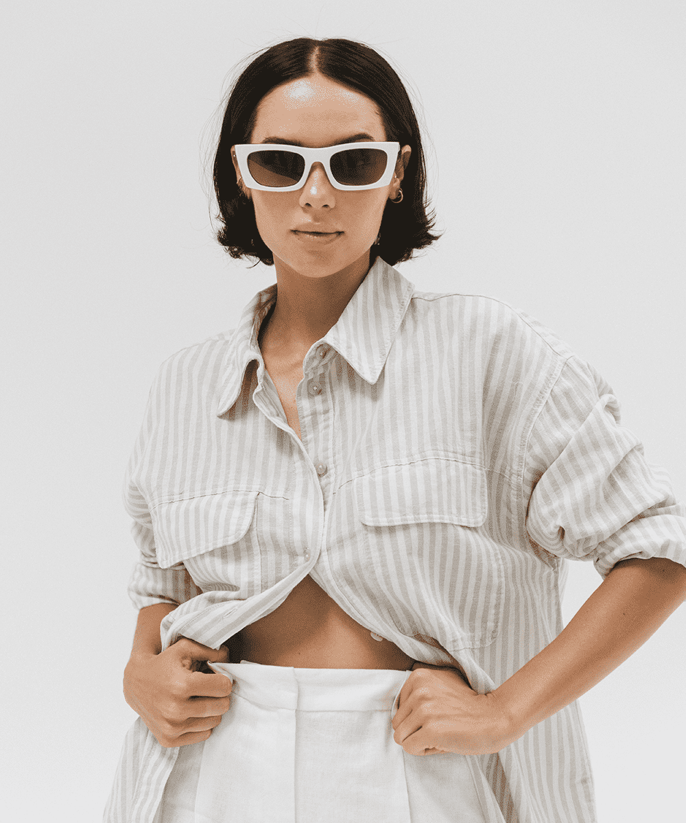 LuxeBrims 90s Rectangle Sunglasses – Jackie
