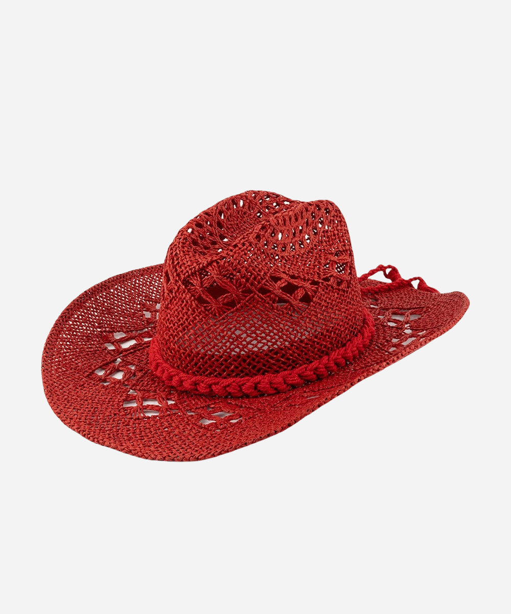 Remy Vented Straw Cowboy Hat