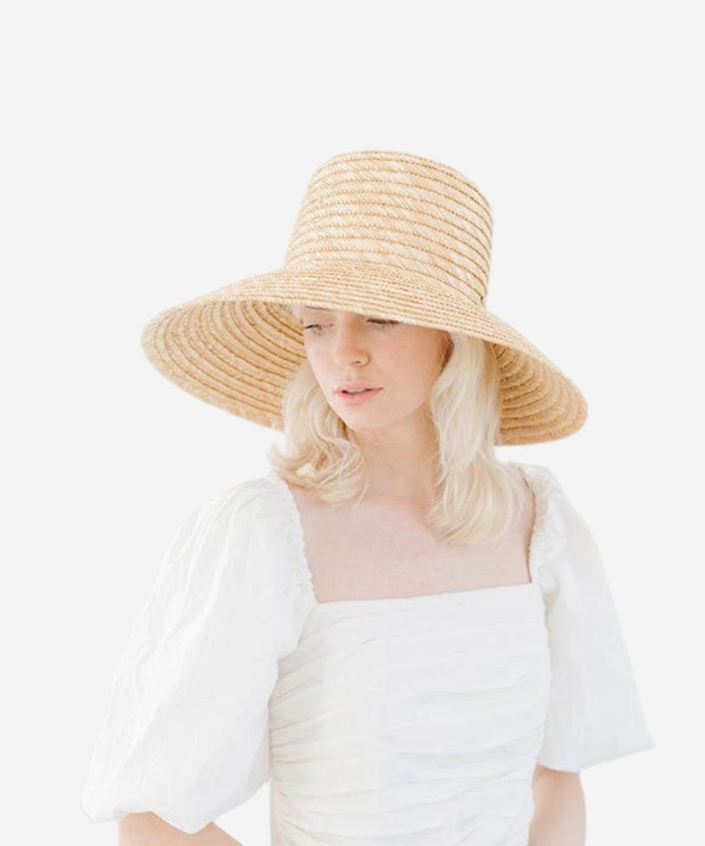 Jolie Boater Straw Hat