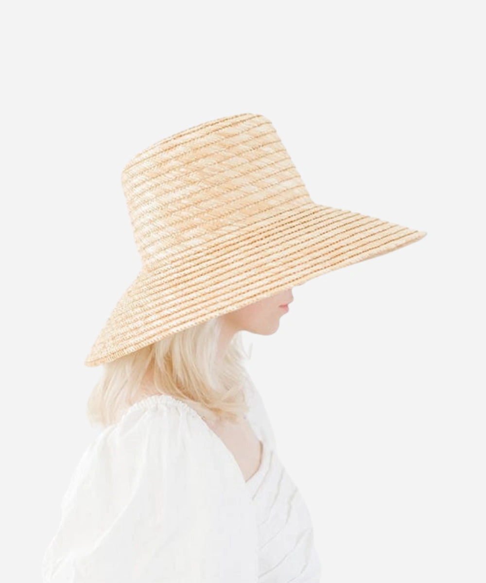 Jolie Boater Straw Hat