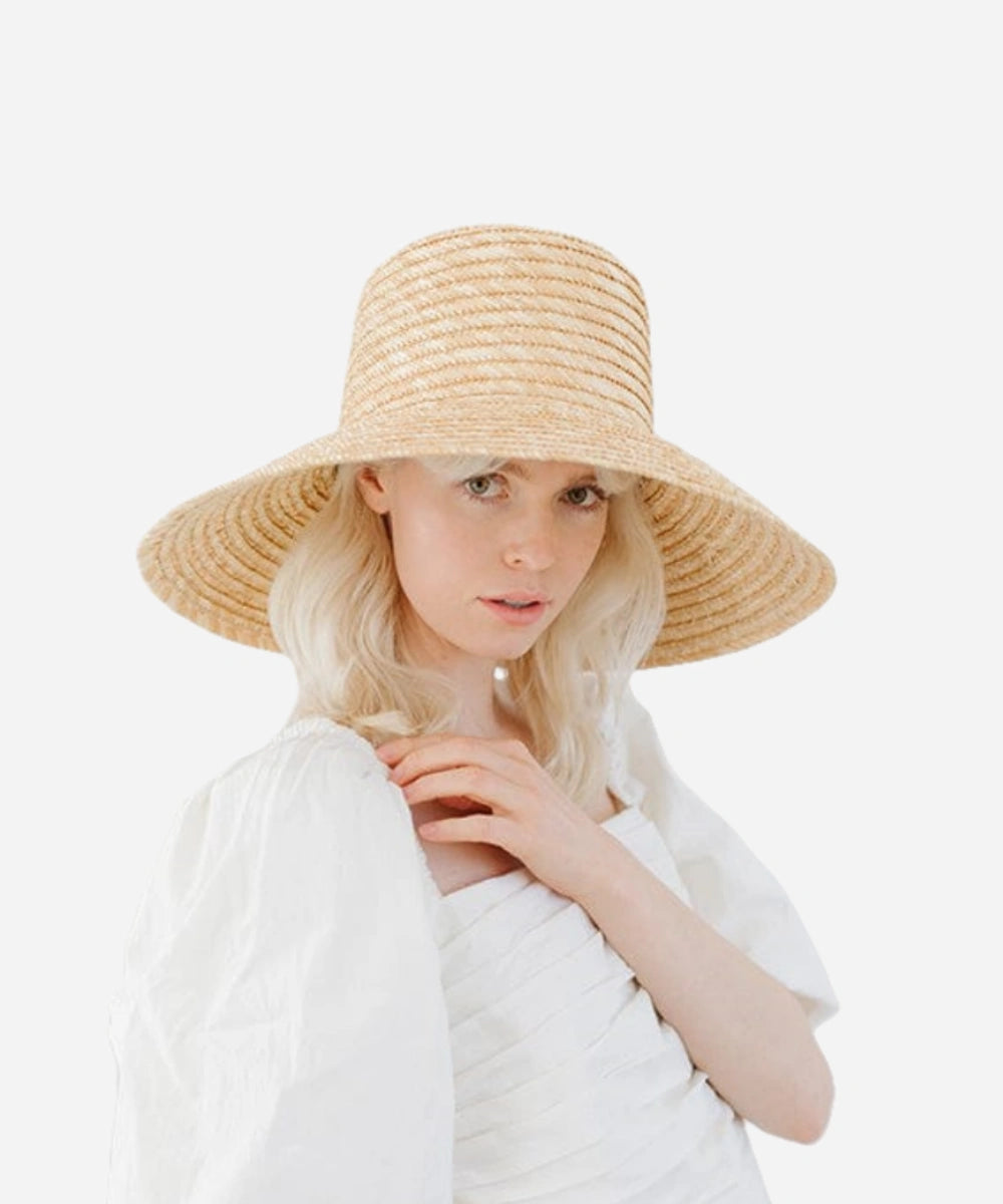Jolie Boater Straw Hat