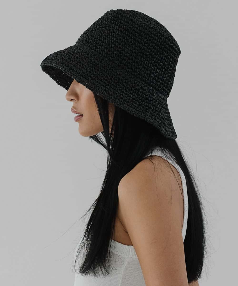 Packable Straw Bucket Hat