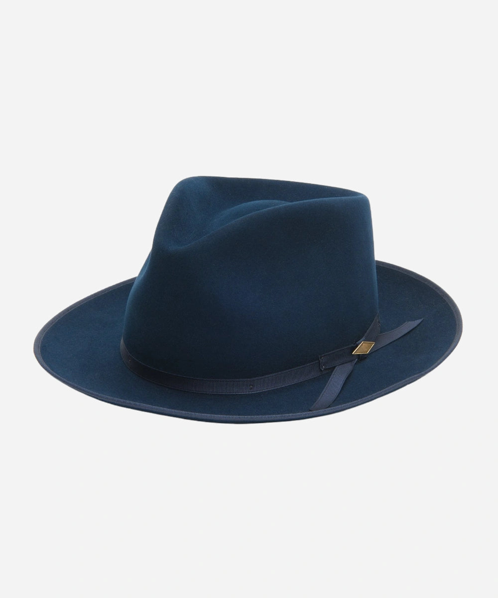Pure Stratoliner Fedora Hat - Dark Blue